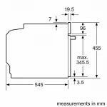 Siemens 西門子 CP269AGS0K 45厘米 36公升 7合1 嵌入式微波蒸烤焗爐 (30款中西食譜 + 15種加熱模式 + 彩幕)