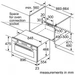 [現貨發售] Siemens 西門子 VB558C0S0 85公升 48厘米 嵌入式電焗爐