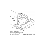 Bosch DFS097A51B 90厘米 729m³/h Serie | 4 拉趟式抽油煙機
