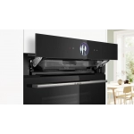 Bosch HSG7361B1 60厘米 71公升 嵌入式蒸焗爐 (黑色玻璃)