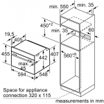 Siemens 西門子 CS736G1B1 60厘米 47公升 嵌入式蒸焗爐