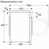 Siemens 西門子 WU14UT60HK 9.0公斤 1400轉 iQ500 iQdrive變頻摩打 前置式洗衣機