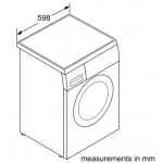 Bosch WUU2848BHK Series 6 8.0公斤 1400轉 前置式洗衣機 （已飛頂）