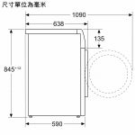 Siemens 西門子 WG44B200HK 9.0公斤 1400轉 iQ700 iQdrive 變頻摩打 前置式洗衣機