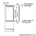 Siemens 西門子 KI42LADD1K 172升 iQ500 嵌入式冷藏櫃 (內置冰格)